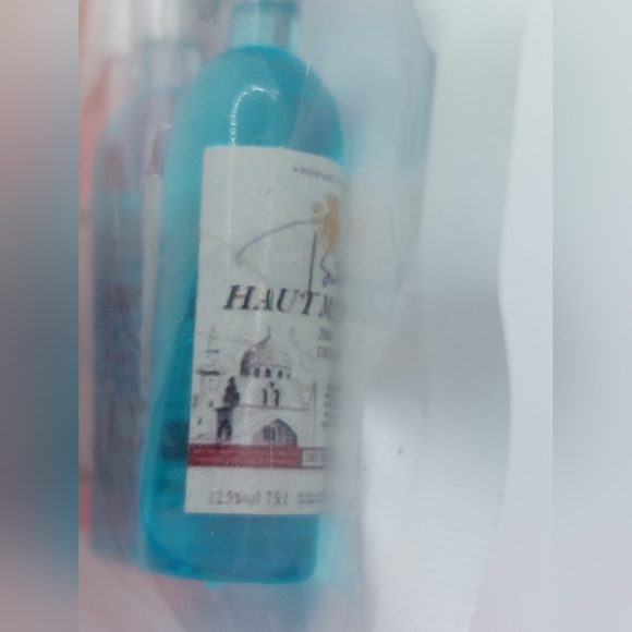 Wine Bottle Dangle Earrings. 2 Pack Pink and Blue with Silver hooks - Picture 6 of 7